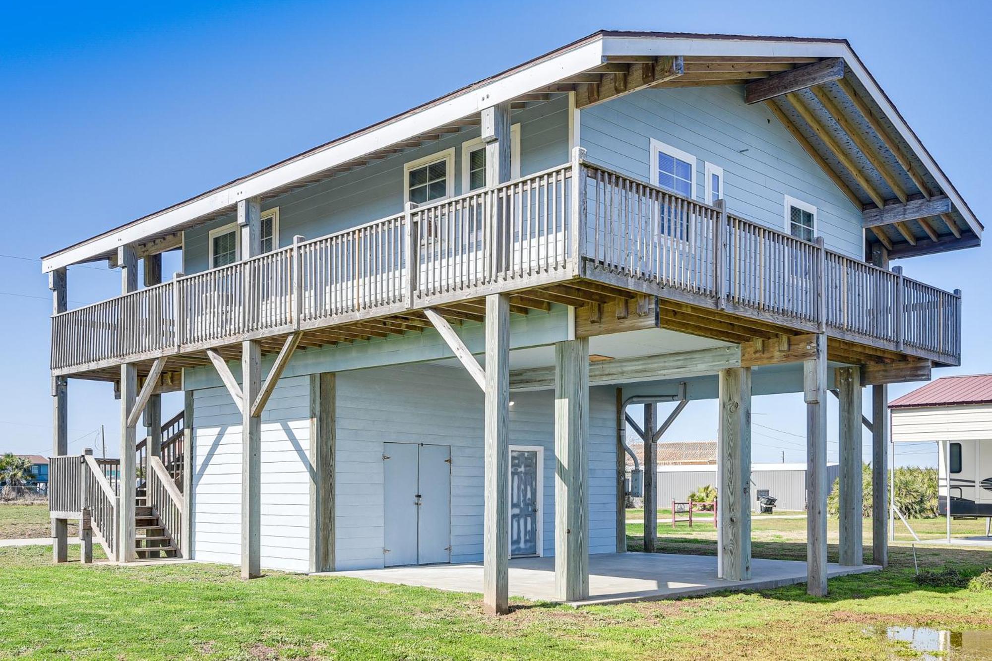 Crystal Beach Home With 2 Grills Walk To Shore! Eksteriør billede